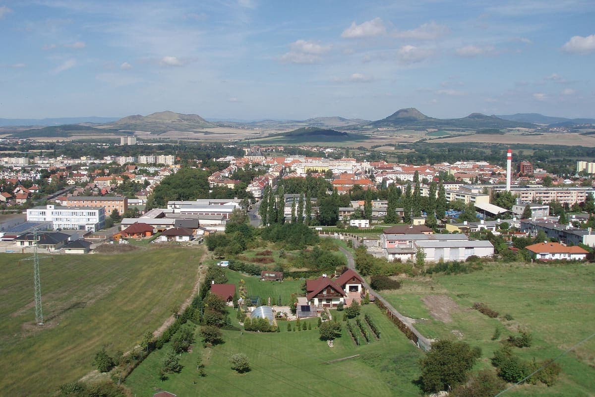 Louny – pohled na město, kde servisujeme plynové kotle
