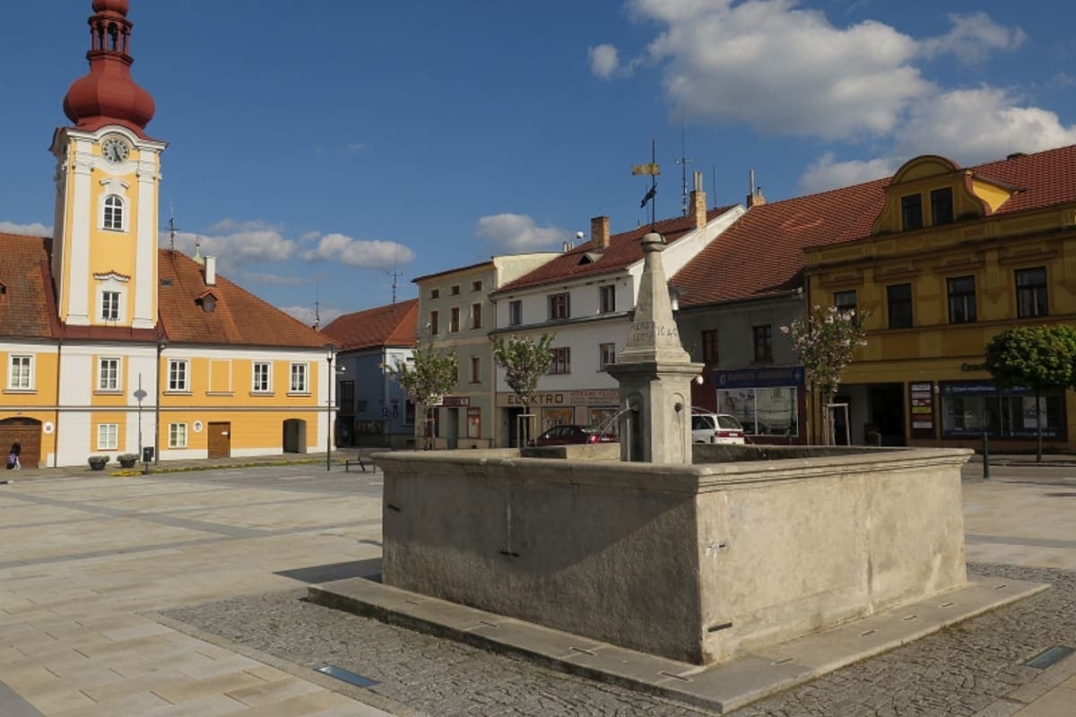 Kaplice – pohled na město, kde servisujeme plynové kotle