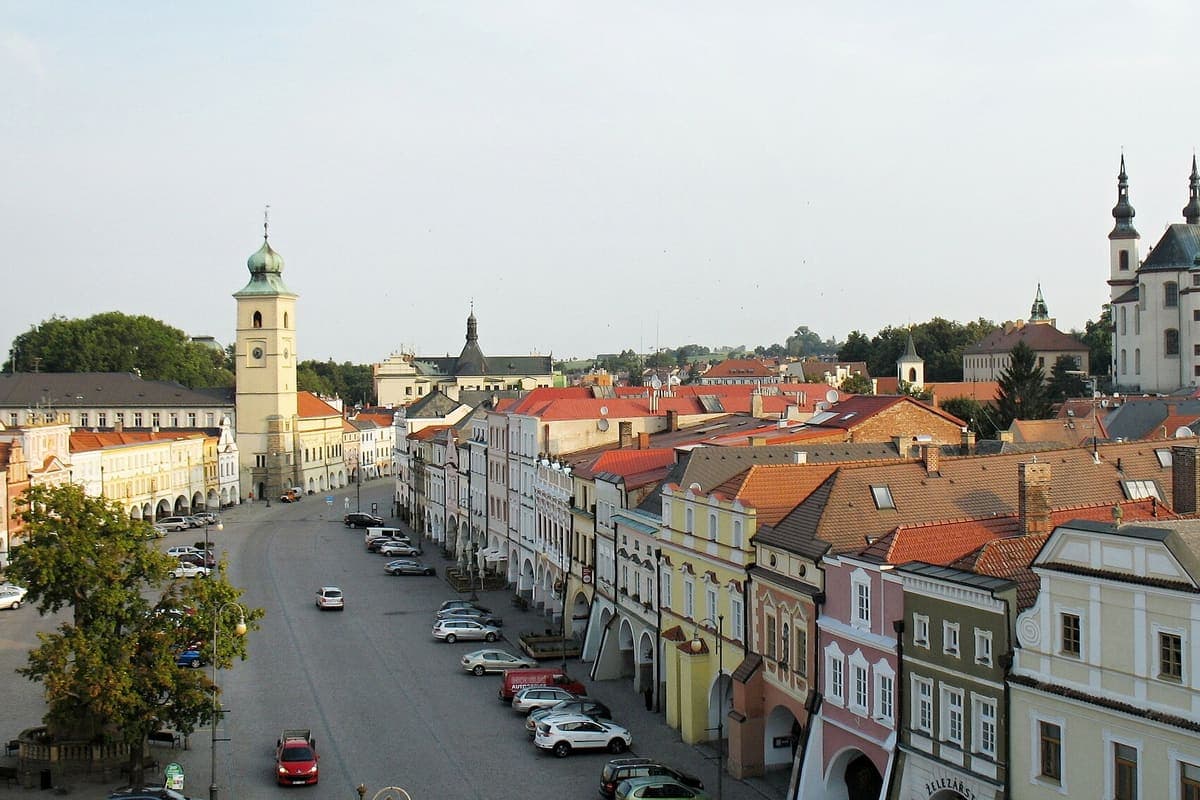 Litomyšl – pohled na město, kde servisujeme plynové kotle