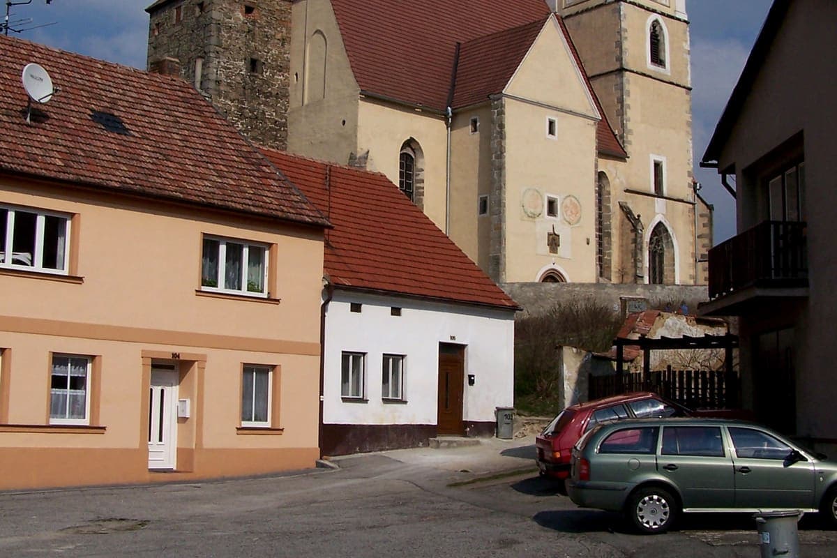 Trhové Sviny – pohled na město, kde servisujeme plynové kotle