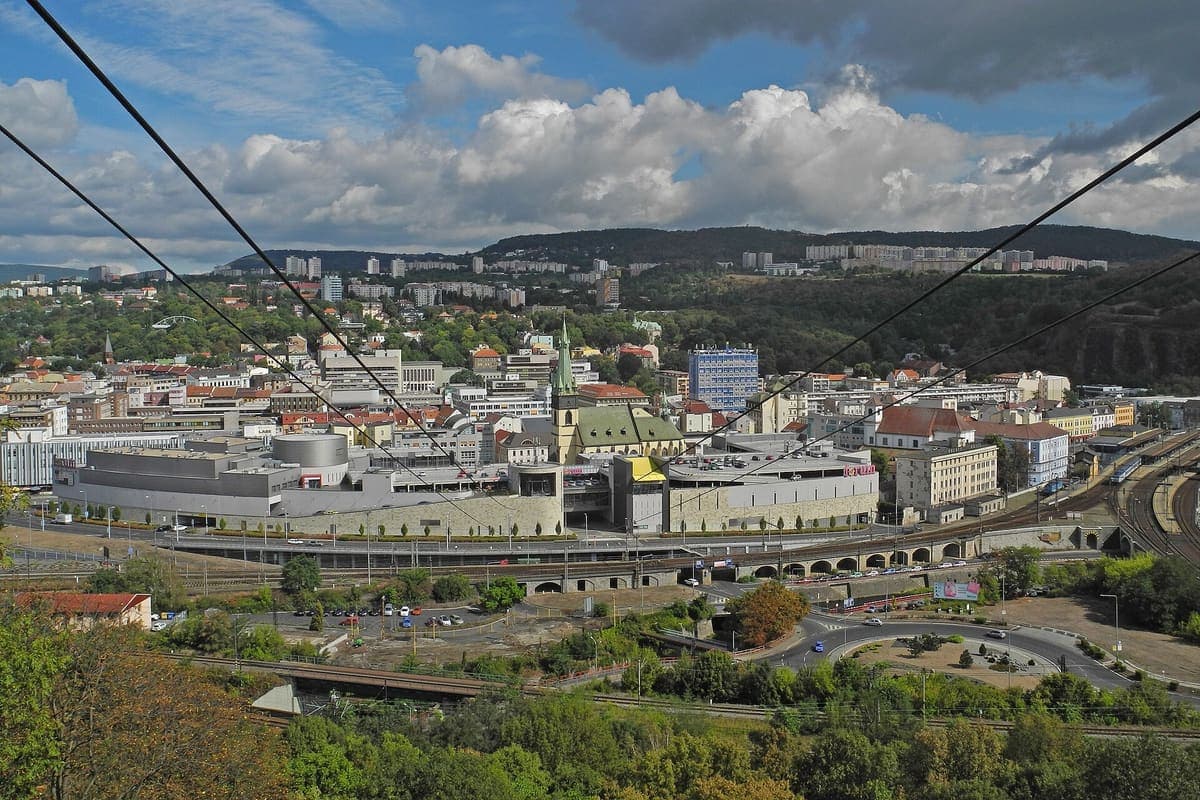 Ústí nad Labem – pohled na město, kde servisujeme plynové kotle