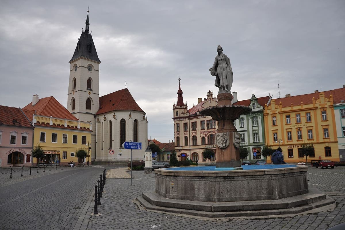 Vodňany – pohled na město, kde servisujeme plynové kotle